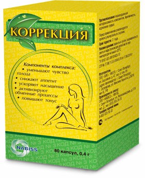 КОРРЕКЦИЯ КАПС. 0,4Г №80 (БАД) - Зеленчукская
